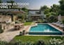 create 3d landscape design, backyard, patio and pool rendering